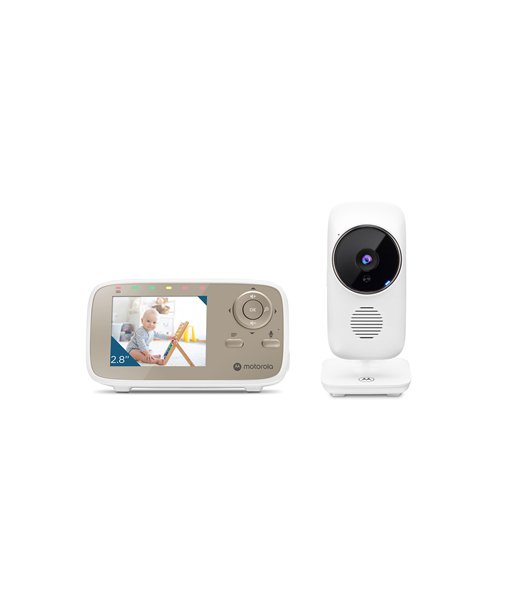 Видеоняня Motorola, VM483 2.8", White/Gold