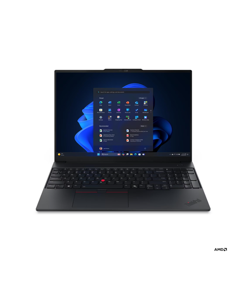 Lenovo ThinkPad E16 G4 AMD, Black, 16", IPS, 1920 x 1200 pixels, WUXGA, Anti-glare, AMD Ryzen AI 7, 345, 16 GB, SODIMM DDR5