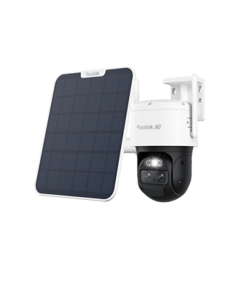 Turvakaamera Reolink 4K Dual-Lens Wi-Fi 6 Battery-Powered withSolar Panel 2, Trackmix Series B770, PTZ, 2.8mm/F1.6, H.264/H