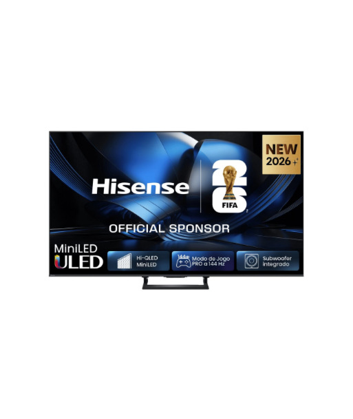 Hisense ULED MiniLED TV, 65U7SE, 65", Smart TV, VIDAA OS, UHD, Black