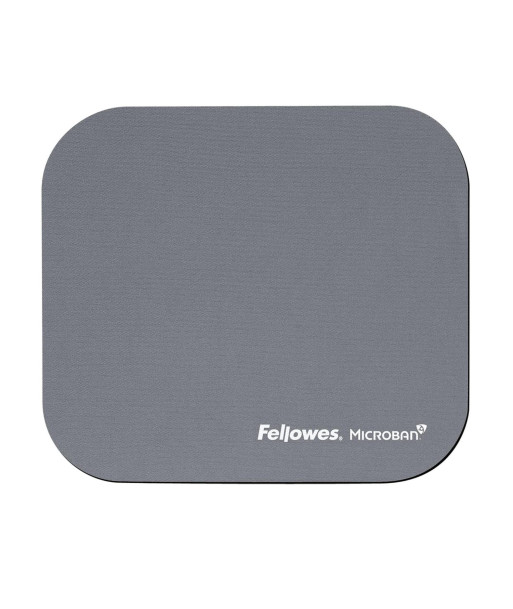 MOUSE PAD MICROBAN/SILVER 5934005 FELLOWES