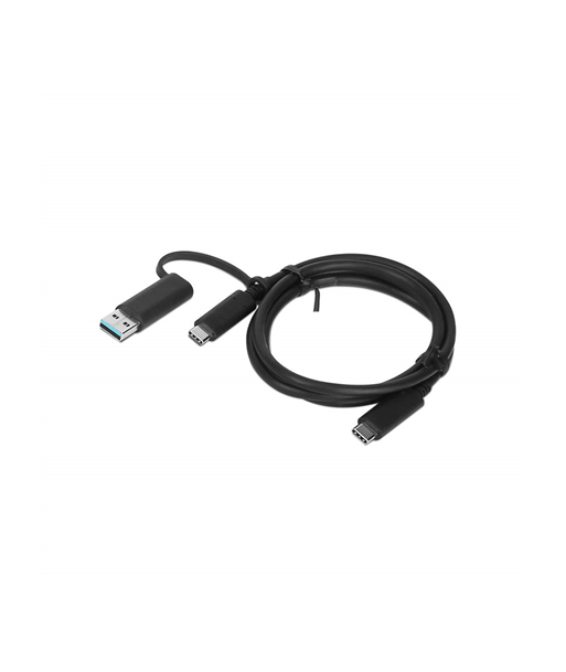 Lenovo | 1m, Hybrid USB-C with USB-A Cable
