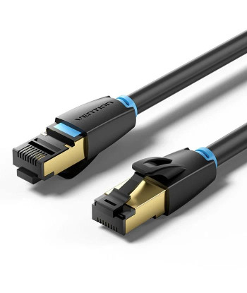 PATCH CABLE CAT.8 SFTP/5M BLACK IKABJ VENTION