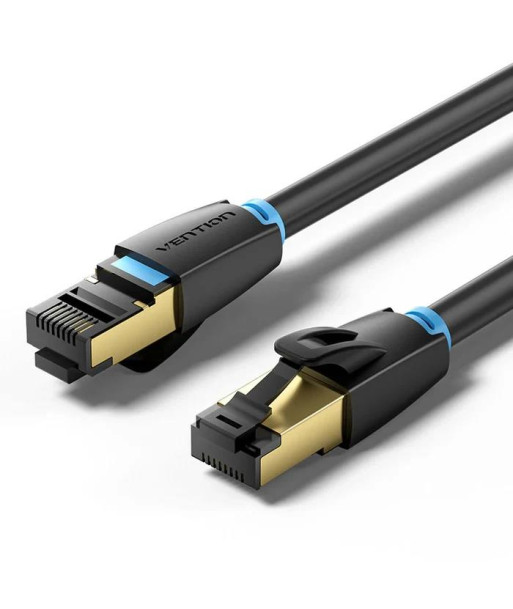 PATCH CABLE CAT.8 SFTP/5M BLACK IKABJ VENTION