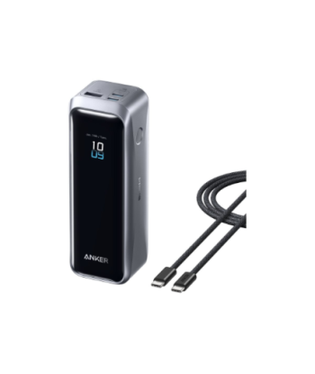 Akupank powerbank Anker Prime 220W B2C, Black, 20000 mAh, USB-A, 2 x USB-C, Black