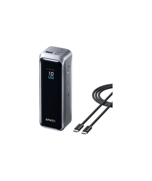 Akupank powerbank Anker Prime 220W B2C, Black, 20000 mAh, USB-A, 2 x USB-C, Black