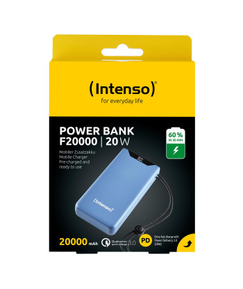 Akupank powerbank USB 20000MAH QC3.0/BLUE F20000 7332055 INTENSO