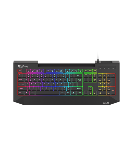 Игровая клавиатура Genesis LITH 400, RGB LED light, US, Black, Wired Игровая клавиатура Genesis LITH 400, RGB LED light, US, Black, Wired