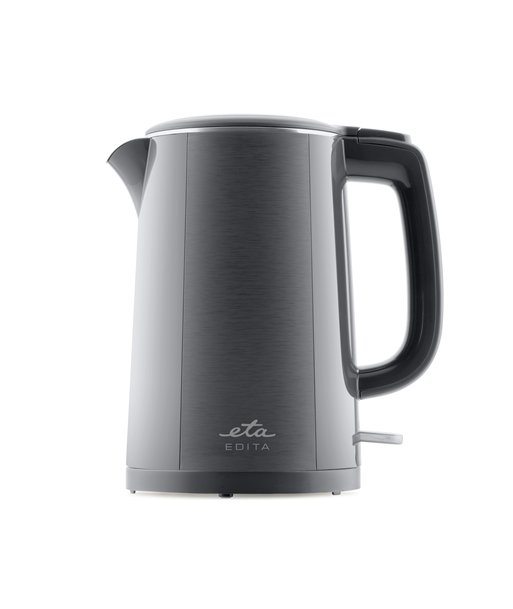 ETA Kettle, ETA859590020 EDITA, Electric, 2200 W, 1.5 L, Stainless steel, 360° rotational base, Grey