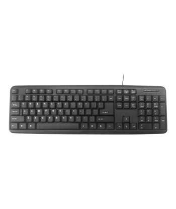Gembird, KB-U-103-RU, Standard, Wired, EN/RU, Black