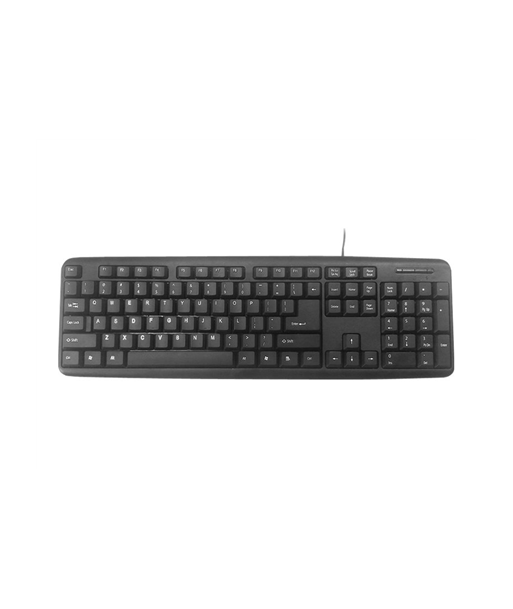 Gembird, KB-U-103-RU, Standard, Wired, EN/RU, Black