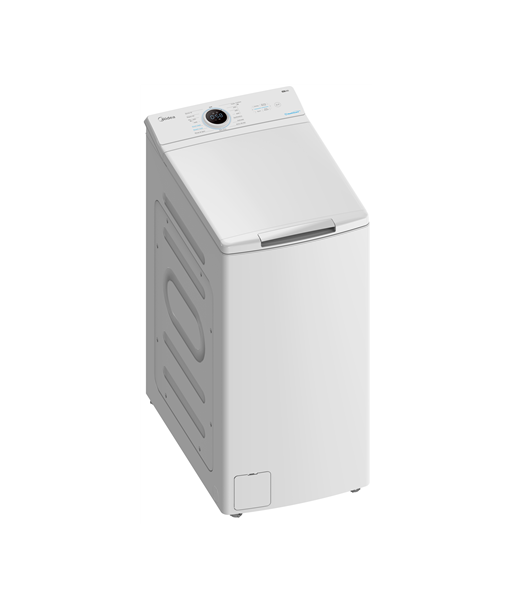 Pesumasin Midea, MF100T70BA10/W-HR, Energy efficiency class A, Top loading, Washing capacity 7 kg, 1200 RPM, Depth 61 cm