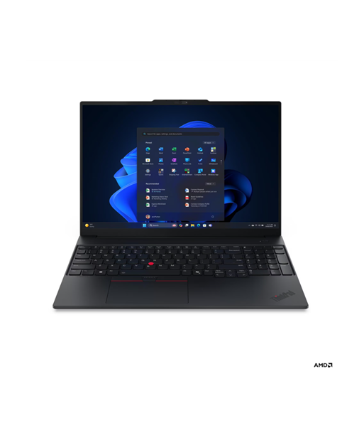 Lenovo ThinkPad E16 G4 AMD, Black, 16", IPS, WUXGA, 1920 x 1200 pixels, Anti-glare, AMD Ryzen AI 5, 330, 16 GB, SODIMM DDR5