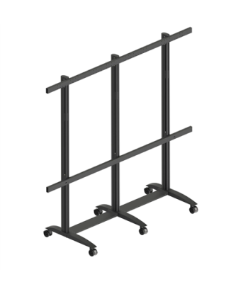 EDBAK Floor stand, TRV400.006 Videoconferencing trolley for Samsung, Height adjustment, 130", Maximum weight (capacity) 200 kg