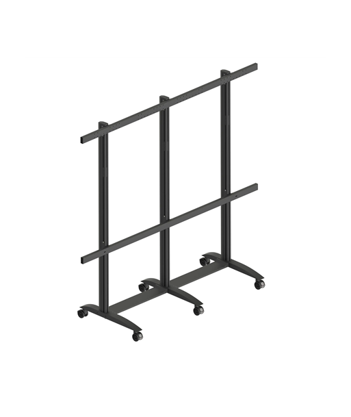 EDBAK Floor stand, TRV400.006 Videoconferencing trolley for Samsung, Height adjustment, 130", Maximum weight (capacity) 200 kg
