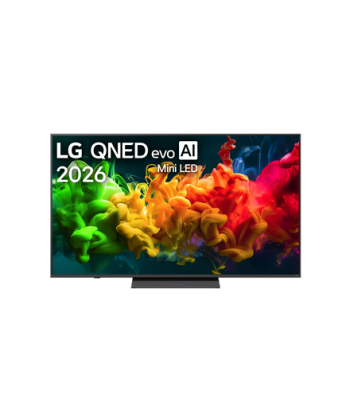 LG QNED 4K evo AI Mini LED TV, 65QNED8EB3B, 65, Smart TV, webOS, UHD, Black