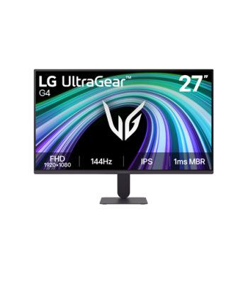 LG 27G411B-B, 27", IPS, FHD, 16:9, 144 Hz, 1 ms, 1920 x 1080 pixels, 250 cd/m², HDMI ports quantity 1