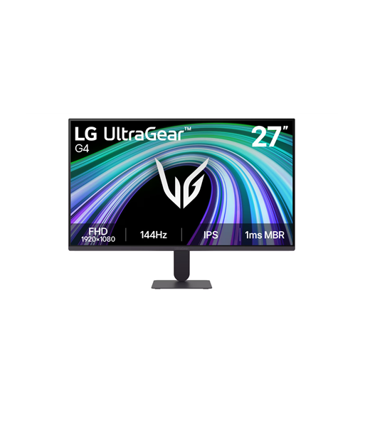 LG 27G411B-B, 27", IPS, FHD, 16:9, 144 Hz, 1 ms, 1920 x 1080 pixels, 250 cd/m², HDMI ports quantity 1