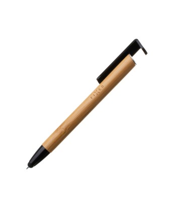 Fixed Pen With Stylus and Stand 3 in 1 Pencil, Bamboo