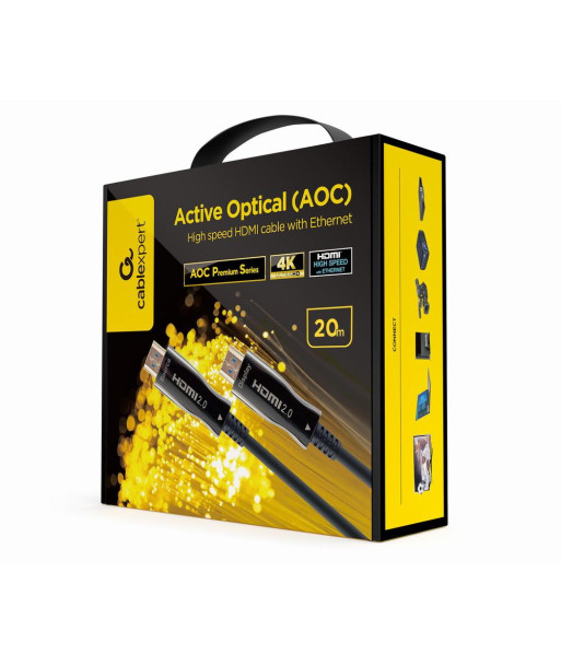 CABLE HDMI-HDMI 20M AOC/CCBP-HDMI-AOC-20M-02 GEMBIRD