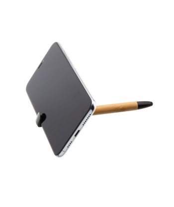 Fixed Pen With Stylus and Stand 3 in 1 Pencil, Bamboo