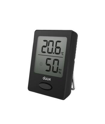 Duux, Sense, Black, LCD display, Hygrometer + Thermometer