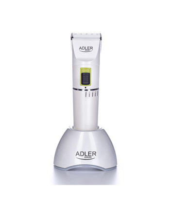 Adler, Hair clipper, AD 2827, Cordless or corded, Number of length steps 4, White