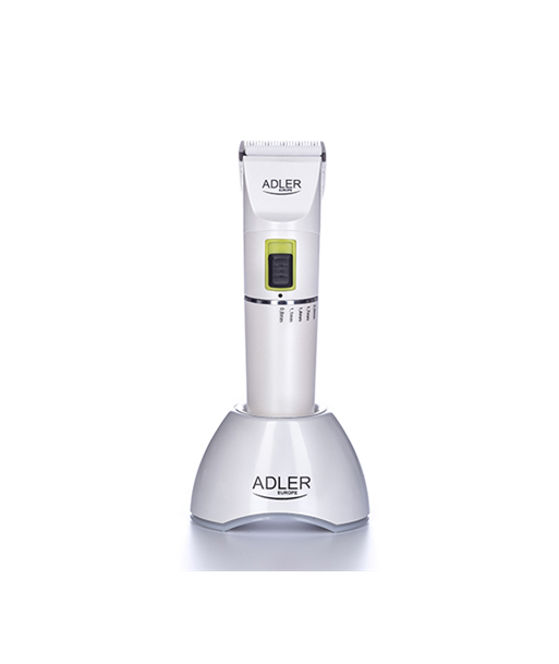 Adler, Hair clipper, AD 2827, Cordless or corded, Number of length steps 4, White