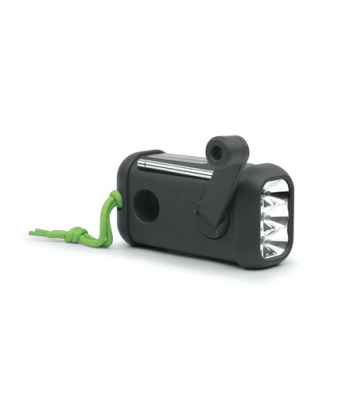 Muse, Portable Solar Radio with Crank and Flashlight, MH-08 MB, AUX in, Bluetooth, FM radio