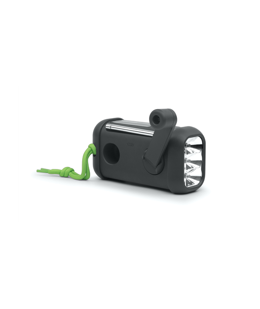 Muse, Portable Solar Radio with Crank and Flashlight, MH-08 MB, AUX in, Bluetooth, FM radio
