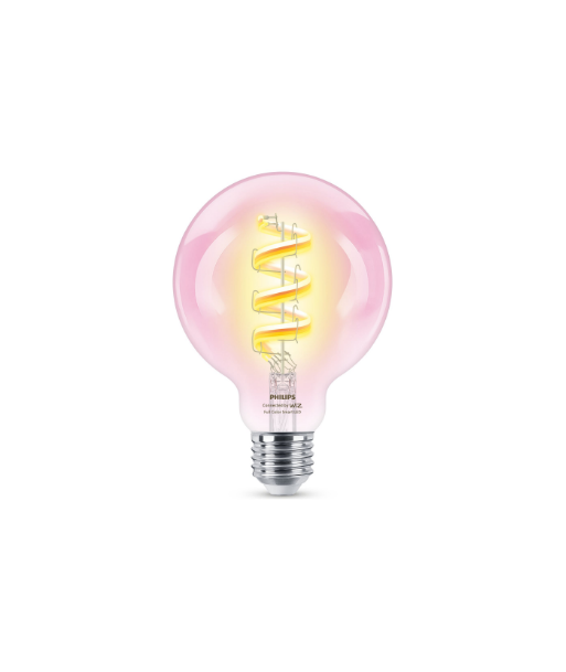 Philips Smart Philips Smart WiFi Filament Clear G95 RGB, E27, 6.3 W, Full colour