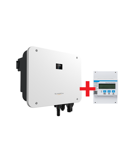 SUNGROW | Inverter Hybrid SH15T-V11_S 15kW 3MPPT + DTSU666-20 Smart Meter with 3x100A CT clamps | ASH00144