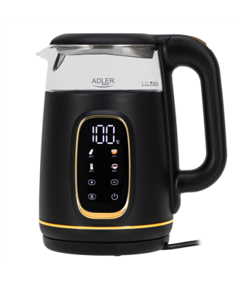 Adler AD 1305 Electric Kettle with LED Display, 1.7 L, 2200 W