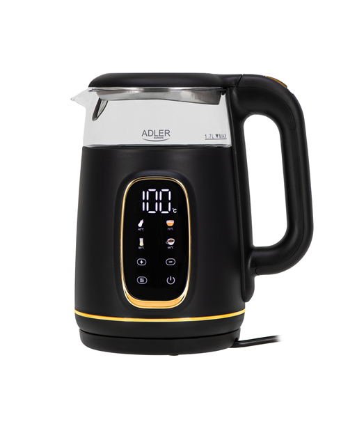 Adler AD 1305 Electric Kettle with LED Display, 1.7 L, 2200 W