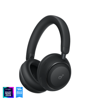 Anker Soundcore Space 2, Headphones, Over-ear, Microphone, Jet Black, Noise canceling