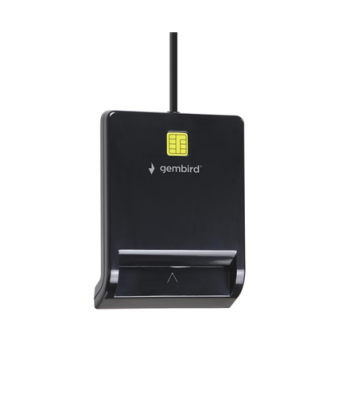 Gembird, USB smart card reader, Black, FD2-SCR, No