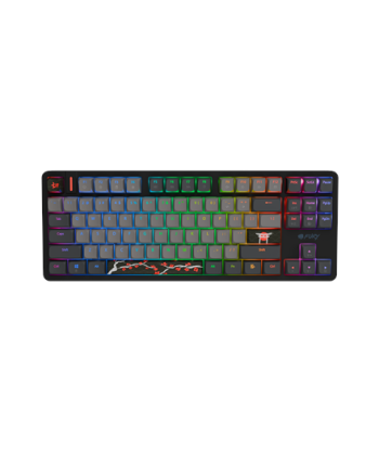 Klaviatuur Fury Kanabo K6, Gaming, Wired, US, Linear, Black/Gray
