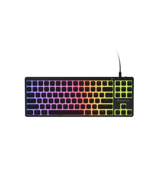 Genesis Thor 430 TKL, Gaming Keyboard, Wired, US, Linear, Black