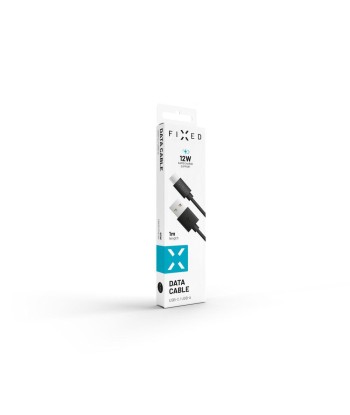 Fixed Data And Charging Cable With USB/USB-C Connectors 1 m, Black