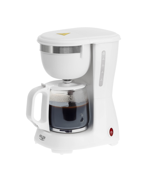 Adler Coffee Maker, AD 4381w, Drip, 600 W, White