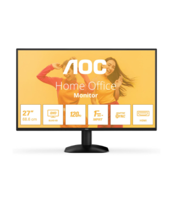 AOC Q27B35S3 27" QHD IPS монитор, 120 Гц, 1 мс, чёрный