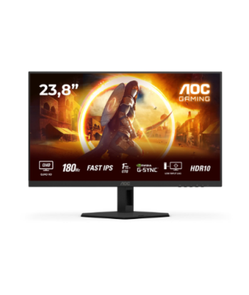 AOC AGON Q24G4RE, 24", Fast IPS, QHD, 16:9, 180 Hz, 1 ms, 2560 x 1440 pixels, 300 cd/m², HDMI ports quantity 1, Black