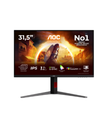 AOC U32G4U, 32", Fast IPS, UHD, 16:9, 160 Hz, 1 ms, 3840 x 2160 pixels, 450 cd/m², HDMI ports quantity 2, Black
