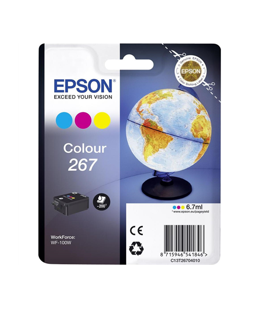 Tint Epson 267 Tri-colour | Ink | Cyan, Magenta, Yellow