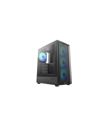 Deepcool Case, CC550 4F, Mid Tower, ATX PS2 (maximum length: 180 mm), Black