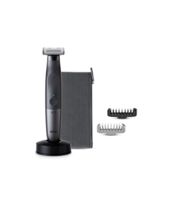 Braun Face and Body Hair trimmer, XT5300 Series XT5, Cordless, Wet & Dry, Number of length steps 6, Black/Silver