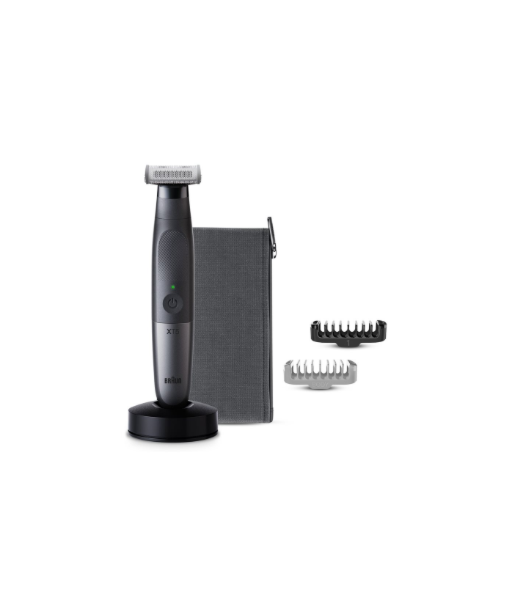 Braun Face and Body Hair trimmer, XT5300 Series XT5, Cordless, Wet & Dry, Number of length steps 6, Black/Silver