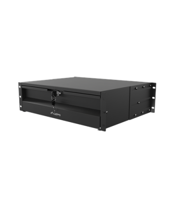 Lanberg 19" Drawer 3U/483x360 mm max load capacity up to 90 kg 4 point assembly, Black | Lanberg
