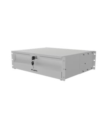 Lanberg 19" Drawer 3U/483x360 mm max load capacity up to 90 kg 4 point assembly, Grey | Lanberg