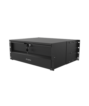 Lanberg 19" Drawer 4U/483x360 mm max load capacity up to 90 kg 4 point assembly, Black | Lanberg